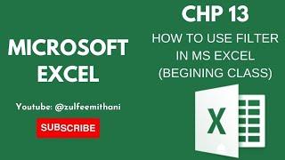 How to use FILTER in MS EXCELBeginning #youtube #today #msexcelfullcourse #excel #msoffice