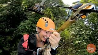 JUNGLE FLIGHT ZIPLINE BEST ZIPLINE IN CHIANG MAI THAILAND‍️