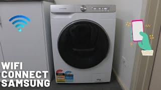 Wifi Samsung AI Smart Things Washing Machine Setup 2021