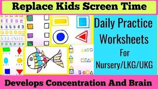 Daily Practice Worksheets  Kindergarten Worksheets  Brain Teaser Worksheets  Homeschooling
