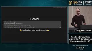 Reading Binary Data with Style A Serialization Framework for C++17 - Tony Wasserka - CppCon 2019