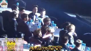 EXO during EXID  - 위아래 Up & Down 4th Gaon Chart KPOP AWARDS 150128