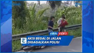 Detik-detik Aksi Begal di Jalan Lintas Curup-Lubuklinggau Digagalkan Polisi