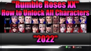 Rumble Roses XX How to unlock All characters 2022