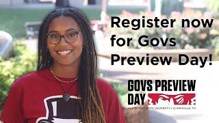 Govs Preview Day Come experience a day in the life of a Gov