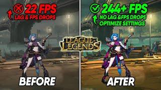 How TO Boost FPS in League of Legends No More Lag 2024