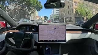 Tesla FSD 12.3.6 is smooth and humanlike