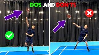 EASILY MISSED Dos and Donts For Intermediate Badminton Players