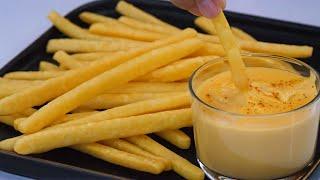 Once you make it you will be hooked Crispy Fries and Cheese Sauce