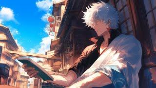 Relax Day w GINTOKI Shonen Reading Chips Eating Edo Ambience  GINTAMA MUKBANG ASMR  NijiSound