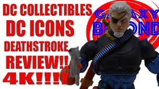 DC COLLECTIBLES DEATHSTROKE DC ICONS FIGURE REVIEW 4K