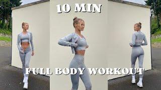 10 min FULL BODY workout  no equipment needed