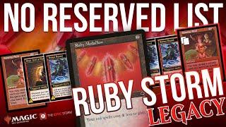  NO RESERVED LIST LEGACY  $750 Bonus Round Ruby Storm Combo — Mono-Red MTG  Magic The Gathering