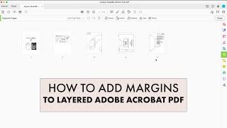 Adobe Acrobat How to Add Printer Margins to Layered PDF File