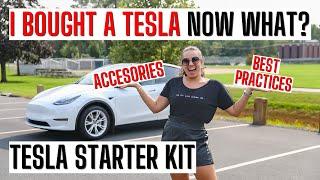 Tesla Model Y Starter Kit Must Have Accessories for Your Tesla & What To Do After Delivery Day