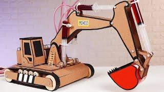 How to Make Hydraulic Excavator  JCB at Home