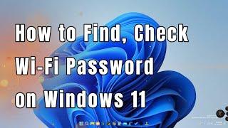 How to change Wi-Fi Password on Windows 11  Forgot Laptop Wi-Fi Password? Change using command