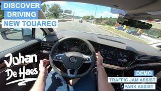 NEW 2018 VW TOUAREG 3.0 TDI V6 286 hp POV test drive Business Atmosphere