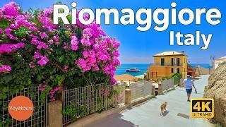 Riomaggiore Cinque Terre - Italy Walking Tour 4K 60fps ©️Voyatours