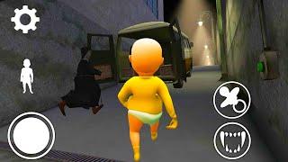 Escaping As “THE BABY IN YELLOW” In Evil Nun Version 1.8 Car Trunk Escape On Extreme Mode