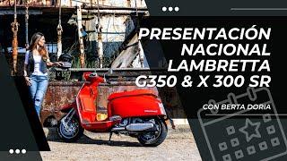 LAMBRETTA G350 y LAMBRETTA X300  Diseño italiano Mod Clásico