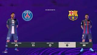 FIFA 16 Mod FIFA 23 Gameplay - PSG vs Barcelona  Ultra Graphics