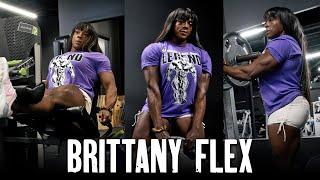 Britany Flex - IFBB Pro Leg Day