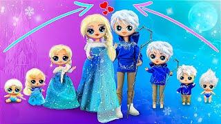 Elsa and Jack Frost Growing Up 32 Frozen DIYs for LOL