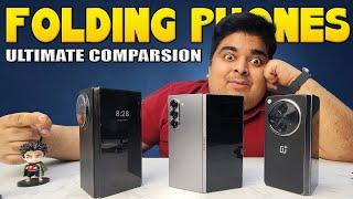 Ultimate FOLD Comparison Samsung Z Fold 6 Vs Vivo X Fold 3 Pro Vs Oneplus Open  Gizmo Gyan