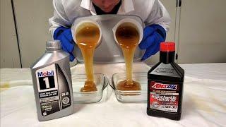 Mobil 1 5W-30 vs AMSOIL Signature Series 5W-30 Cold Flow Test