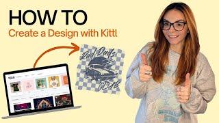 Kittl Print on Demand How to use Kittl for Beginners Tutorial How to Design a Tshirt in Kittl