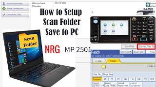 How to Setup Scan Folder With Ricoh Copier Save to PC Windows 10 2020