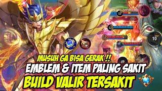 BUILD EMBLEM VALIR TERSAKIT 2022 - BUILD VALIR PALING SAKIT TOP GLOBAL MOBILE LEGENDS