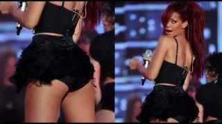 Sexy Pop Singer Rihanna Exposing too much.