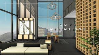 Minimalist Loft Apartment  The Sims 4 Speed Build  NO CC  Stop Motion  Dream Home Decorator