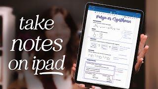 How to Take Notes on iPad