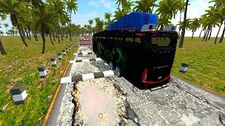 Map Mod Bussid  Speed Breaker Broken Road Map Mod For Bus Simulator Indonesia  Speed gamesplay