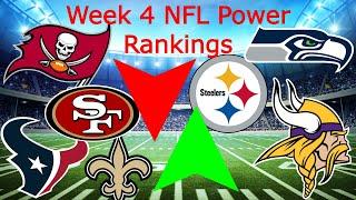 My NFL Week 4 Power Rankings