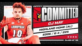 WATCH 4-star EDGE CJ May commits to Louisville LIVE on 247Sports
