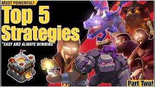 Top 5 Attack Strategies TH11  Best Th11 Attack strategies 2024  Th11 best attack strategies