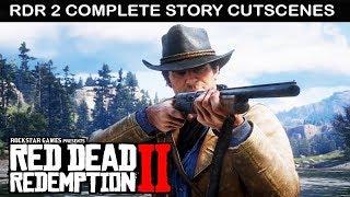 RED DEAD REDEMPTION 2 All Cutscenes MOVIE with All ENDINGS & Characters Conversations PS4 PRO