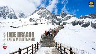 Jade Dragon Snow Mountain Walking Tour  Chinas Most Famous Snow Mountain  Lijiang Yunnan  玉龙雪山