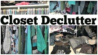 HUGE Closet Declutter 2019  Cleaning Out My Closet... Oh Boy