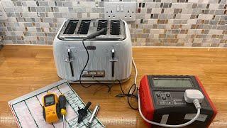 HOW TO PAT Test a Class 1 Appliance - TOASTER