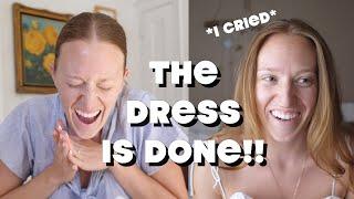 I FINISHED Making My Wedding Dress & Im in TEARS  Ep. 7