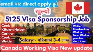 canada working visa for nepali 2024  canada working visa kasari apply garne  canada kasari jane