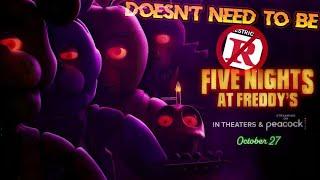 Why the FNAF Movie Doesn’t Need and shouldn’t have an R Rating