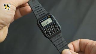 The iconic Casio Calculator watch - a MUST for every geek