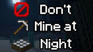 Dont Mine at Night but every line of the song is a Minecraft item