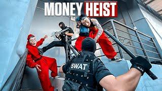 MONEY HEIST vs POLICE in REAL LIFE ll BAD FRIEND ll FULL VERSION Epic Parkour Pov Chase